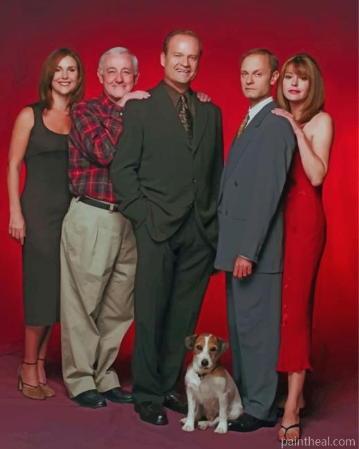 Frasier Characters Painting By Numbers Kits