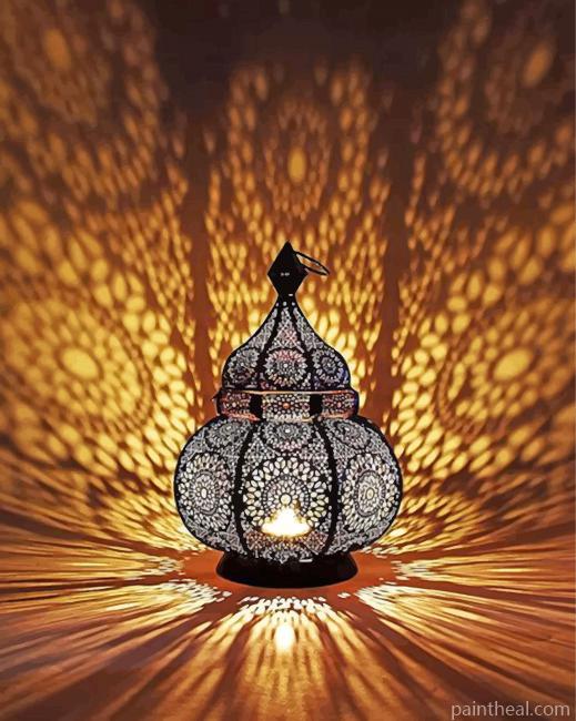Arabic Lanterns Painting By Numbers Kits