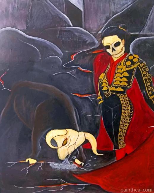 Skull Matador Painting By Numbers Kits