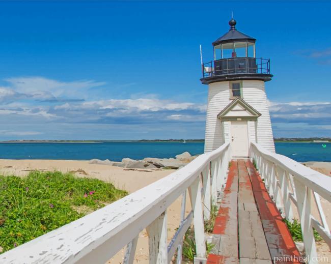 Lighthouse Nantucket Painting By Numbers Kits