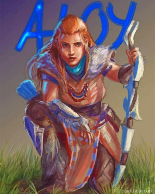 Horizon Zero Dawn Aloy Painting By Numbers Kits