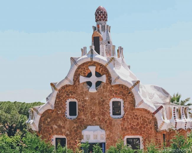 Park Guell Barcelona Painting By Numbers Kits