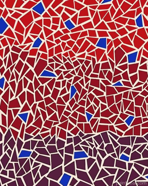 Mosaic Throw Guadi Painting By Numbers Kits