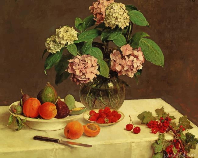 La Table Garnie Painting By Numbers Kits