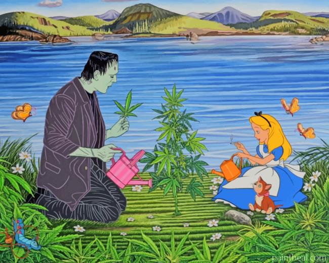Frankenstein Art Painting By Numbers Kits