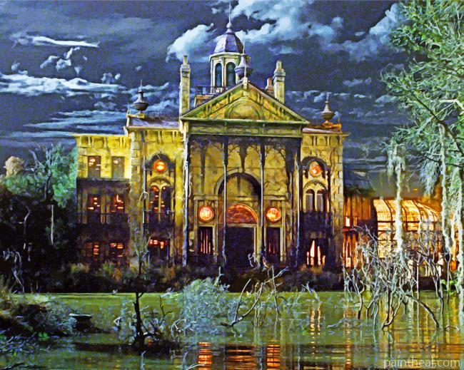 Haunted Mansion Painting By Numbers Kits