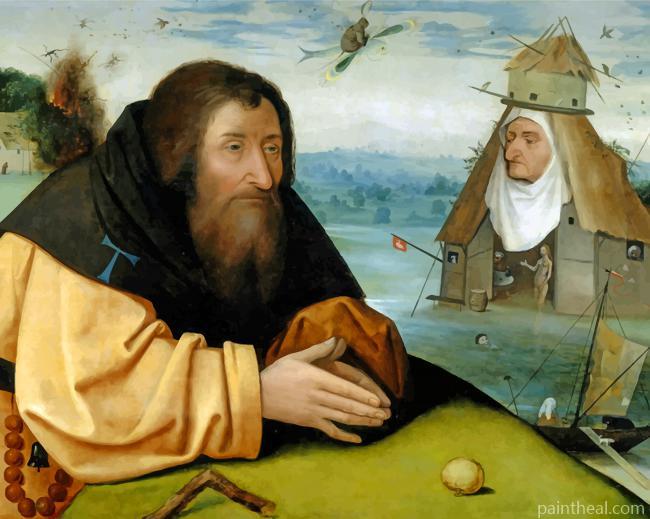 The Temptations Of Saint Anthony Abbot Painting By Numbers Kits