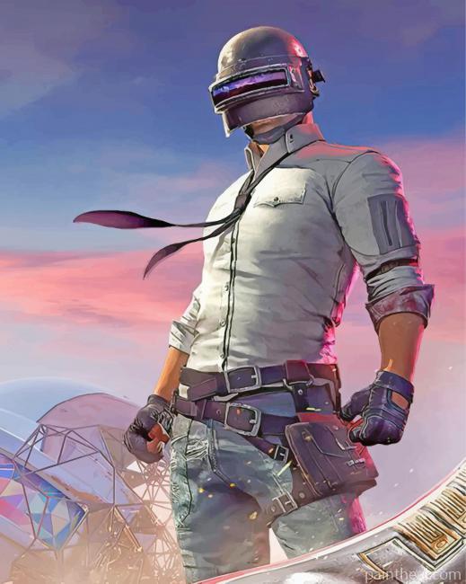 Pubg Illustration Painting By Numbers Kits