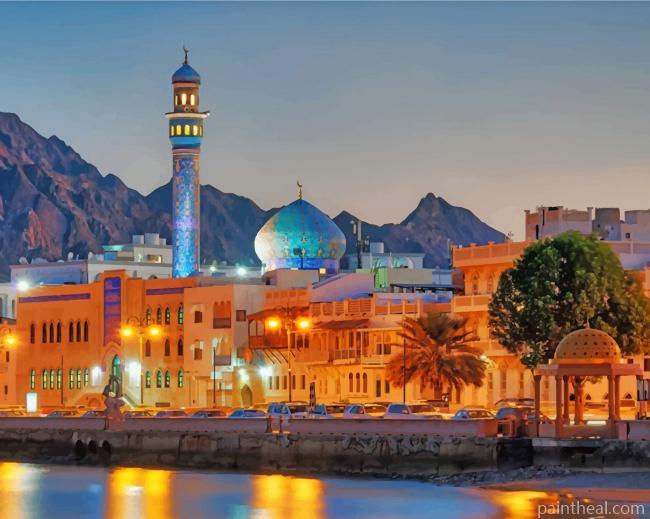 Muscat Oman Painting By Numbers Kits