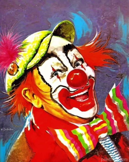 Happy Clown Painting By Numbers Kits