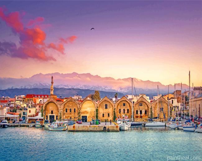 Old Venetian Harbour Painting By Numbers Kits