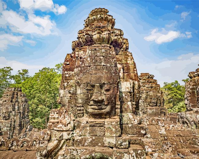Angkor Wat Painting By Numbers Kits