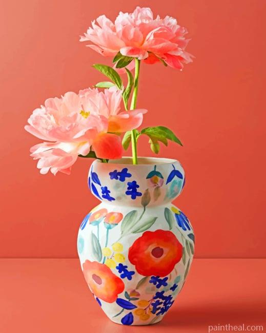 Aesthetic Ginger Jar Vase Painting By Numbers Kits