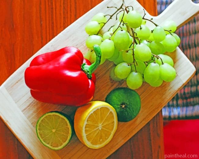 Fresh Healthy Food Painting By Numbers Kits