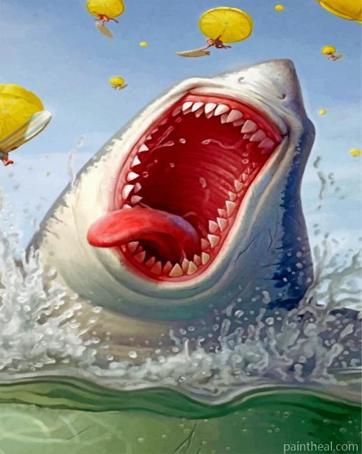 Hungry Shark Painting By Numbers Kits