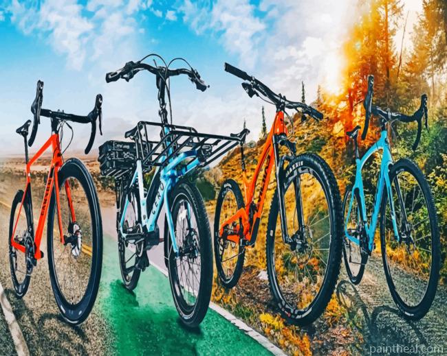 Aesthetic Bikes Painting By Numbers Kits