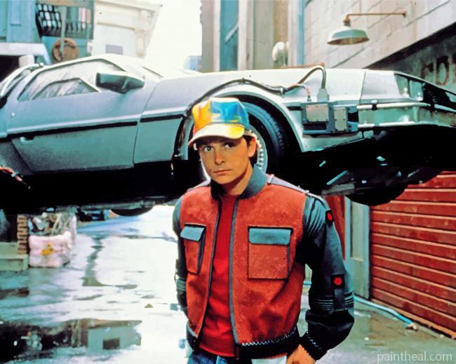 Marty McFly Painting By Numbers Kits