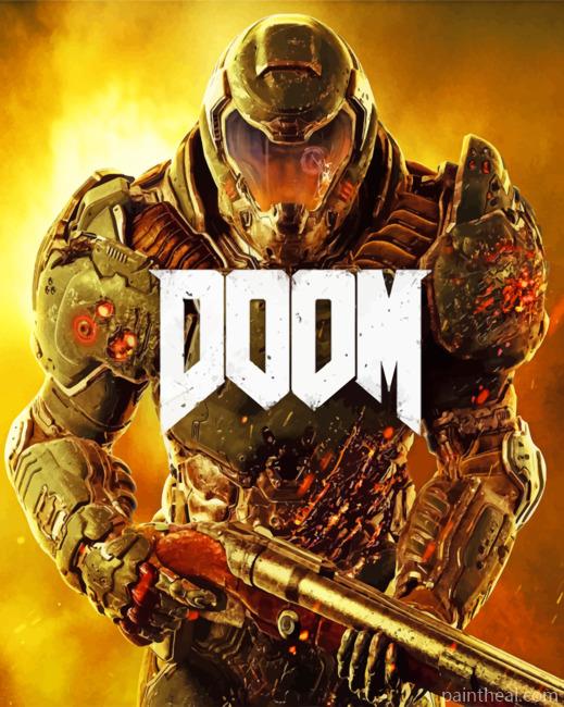 Doom Eternal Painting By Numbers Kits