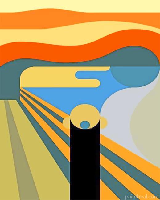 The Scream Painting By Numbers Kits