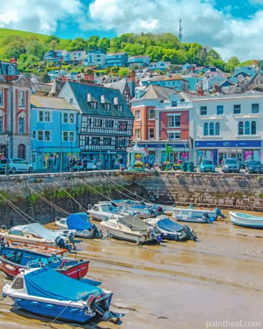 Brixham Town Painting By Numbers Kits