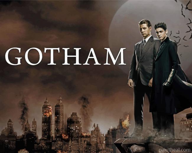Gotham Illustration Painting By Numbers Kits