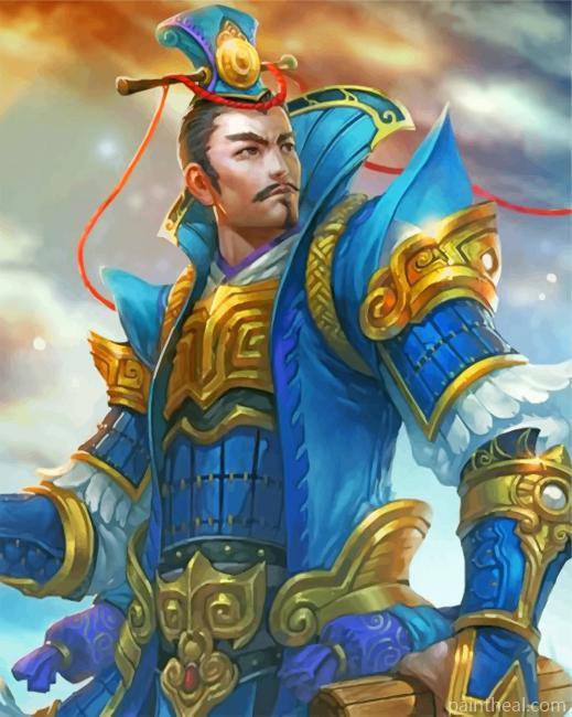 Chinese Warrior Painting By Numbers Kits