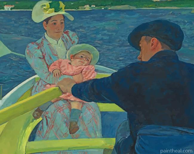 The Boating Party Painting By Numbers Kits