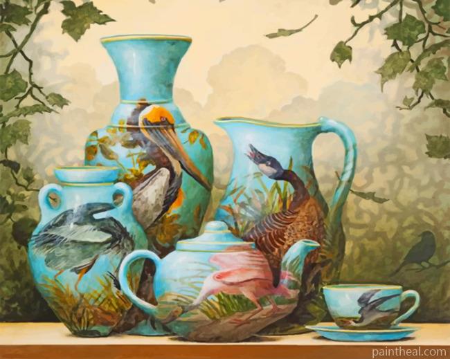 Aesthetic Utensils Painting By Numbers Kits