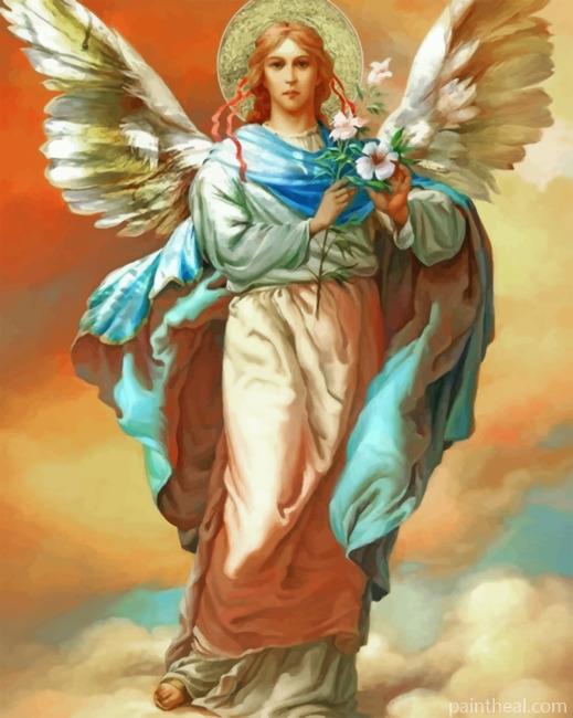 Aesthetic Angel Painting By Numbers Kits