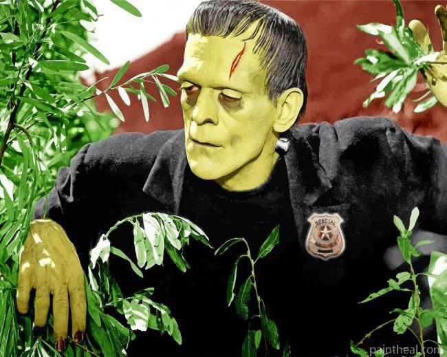 Scary Frankenstein Painting By Numbers Kits