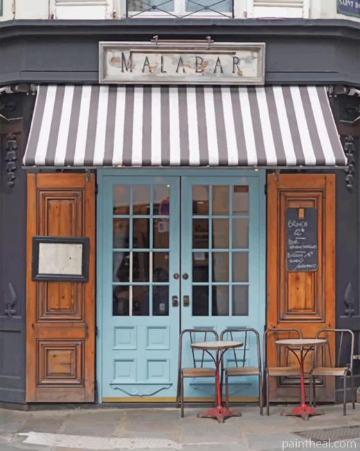 French Bar Painting By Numbers Kits