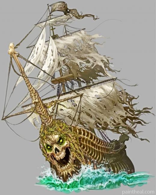 Ghost Ship Painting By Numbers Kits