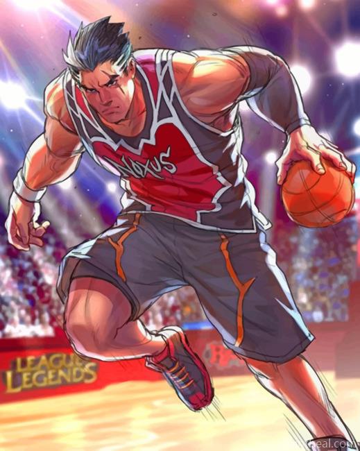 Darius Playing Basketball Painting By Numbers Kits