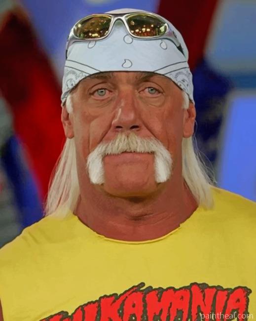 Cool Hulk Hogan Painting By Numbers Kits
