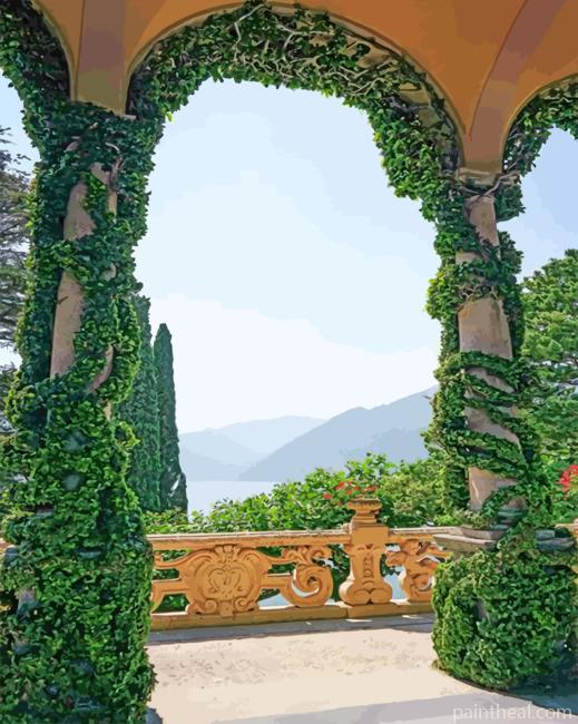 Bellagio Lake Como Painting By Numbers Kits