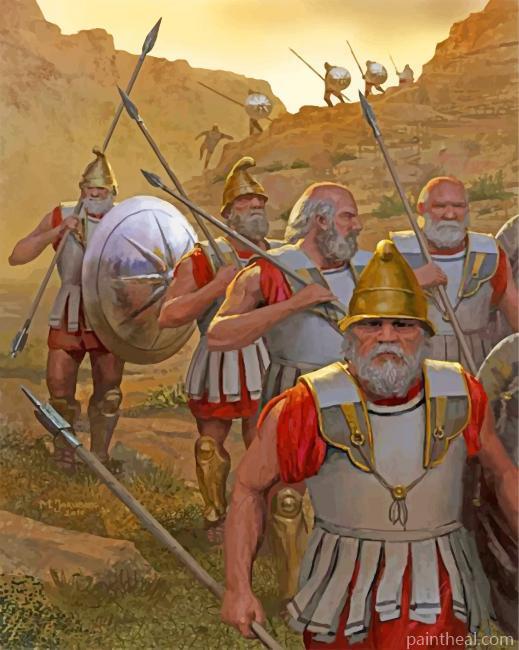 Battle Scene Painting By Numbers Kits