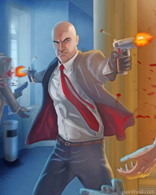 Hitman Painting By Numbers Kits