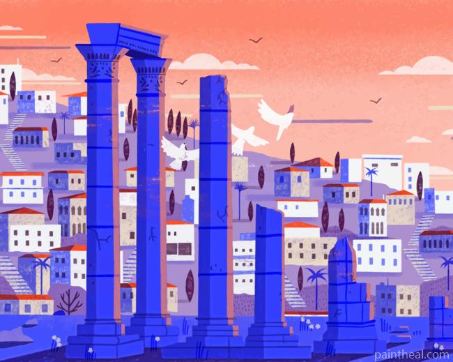 Amman Illustration Painting By Numbers Kits