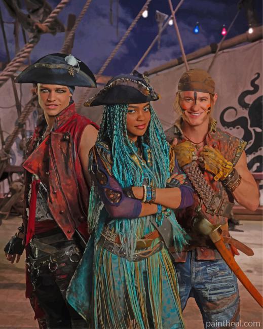 Descendants Painting By Numbers Kits