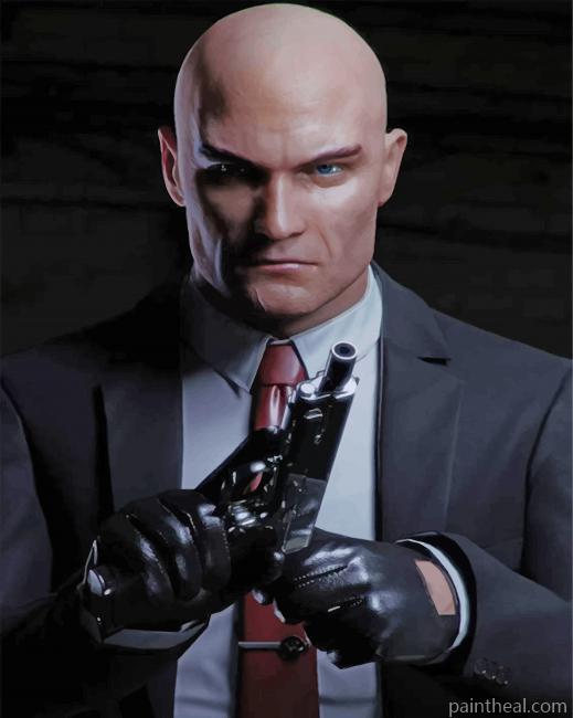 Cool Hitman 2 Painting By Numbers Kits