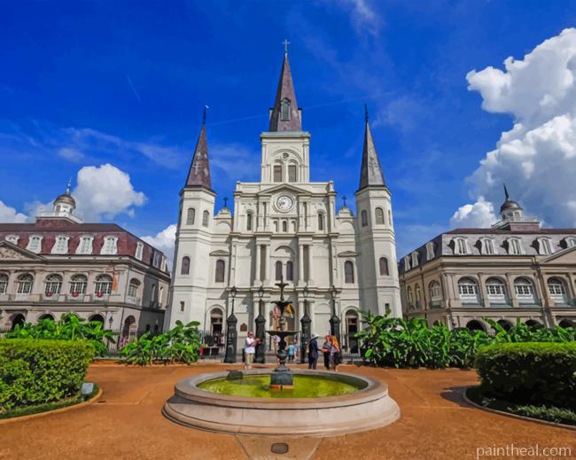 Jackson Square Landscape Painting By Numbers Kits