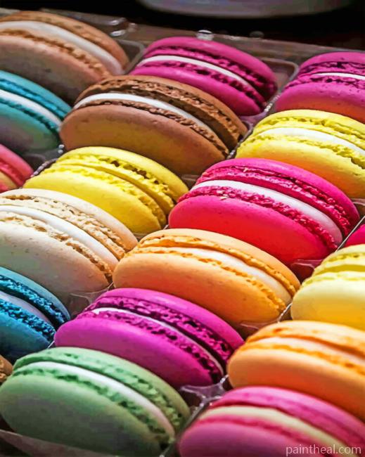 Macaroons Painting By Numbers Kits