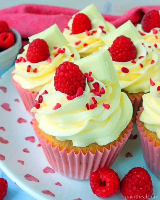 Raspberry White Choc Cupcakes Painting By Numbers Kits