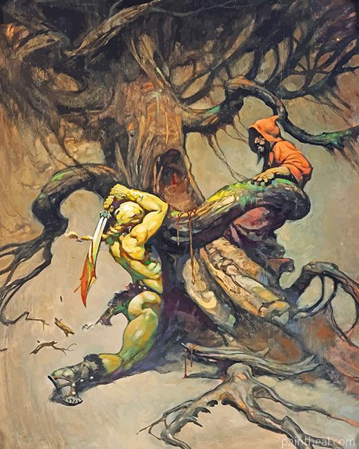 Frank Frazetta Art Work Painting By Numbers Kits