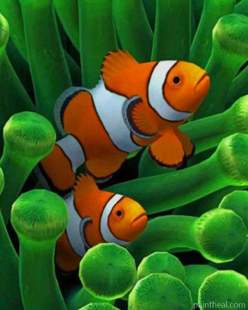 Clown fishes Painting By Numbers Kits