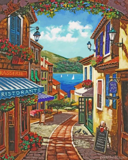 Bellagio Street Painting By Numbers Kits