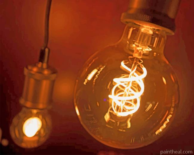 Light Bulb Painting By Numbers Kits