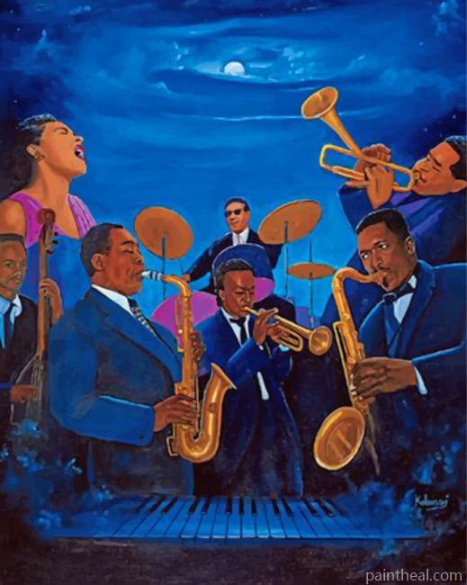 Jazz Scene Painting By Numbers Kits