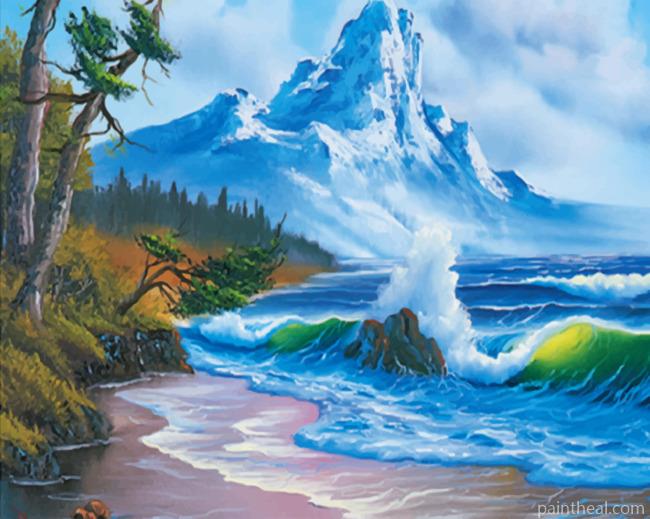 The Wave Painting By Numbers Kits