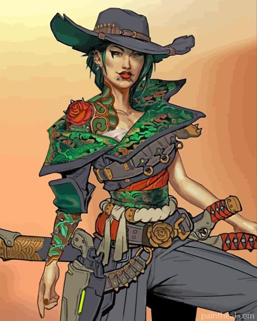 Borderlands Rose Painting By Numbers Kits